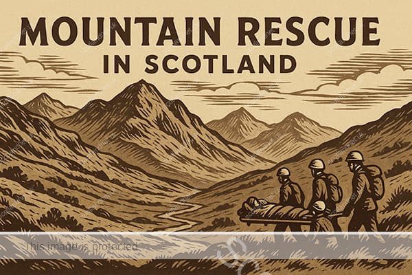 Mountain Rescue in Scotland graphic