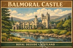 Balmoral Castle in Royal Deeside, Aberdeenshire