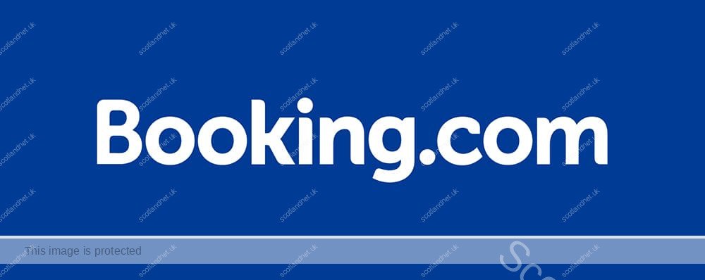 Scotland Accommodation Booking.com logo - click for Accommodation in Scotland - Hotels, Bed & Breakfast and Self Catering.