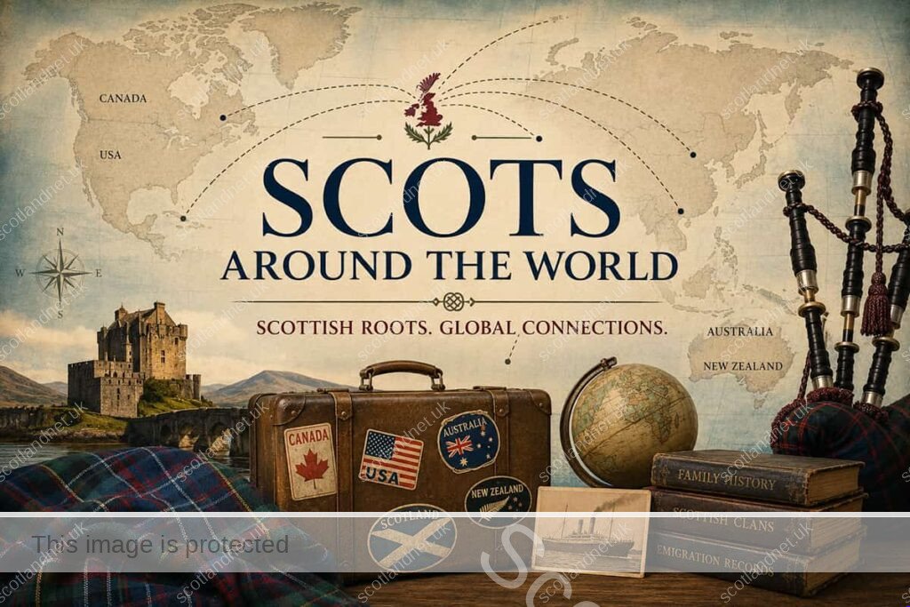 Scots Around the World - graphic