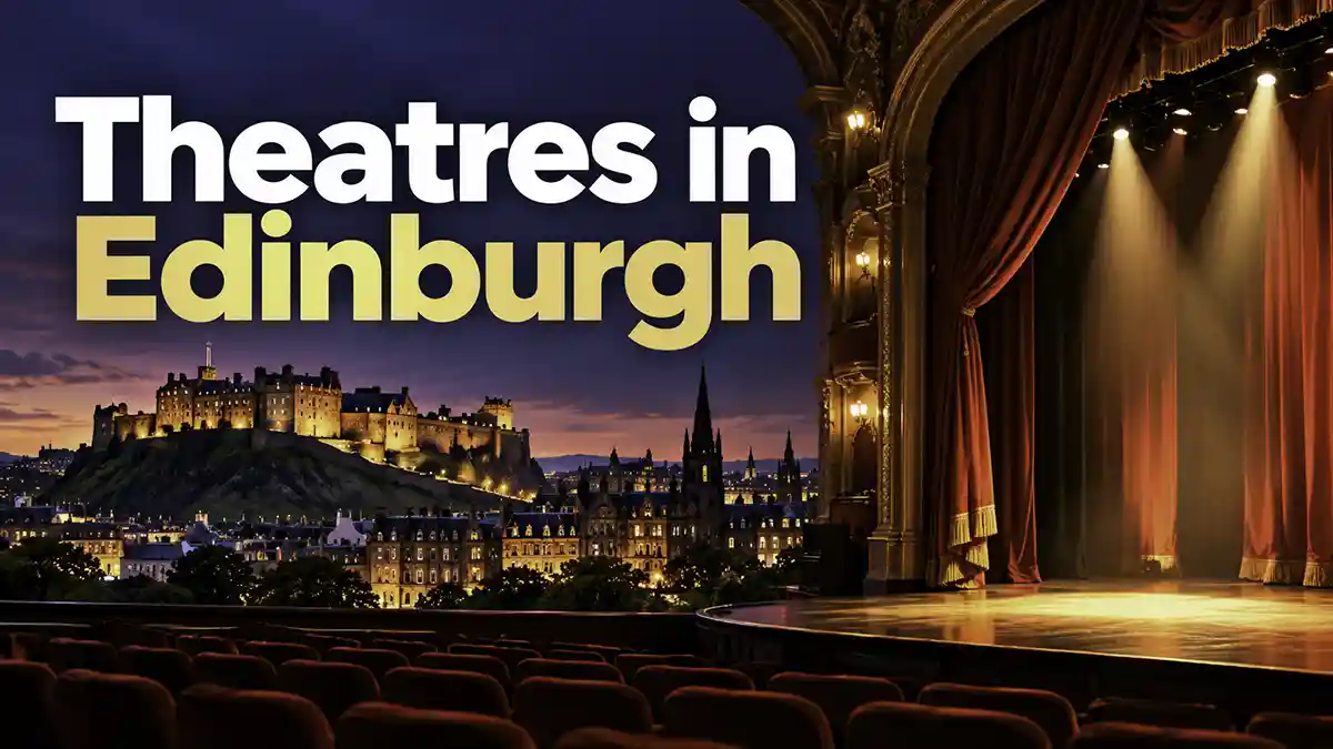 Theatres in Edinburgh graphic